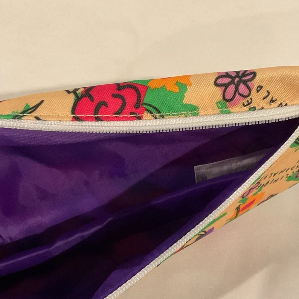 Clinique Floral Print‎ Set of 2 Cosmetic Pouches